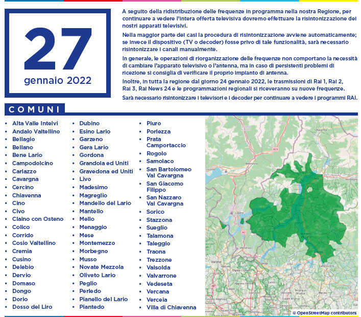 lista comuni 27 gennaio lombardia