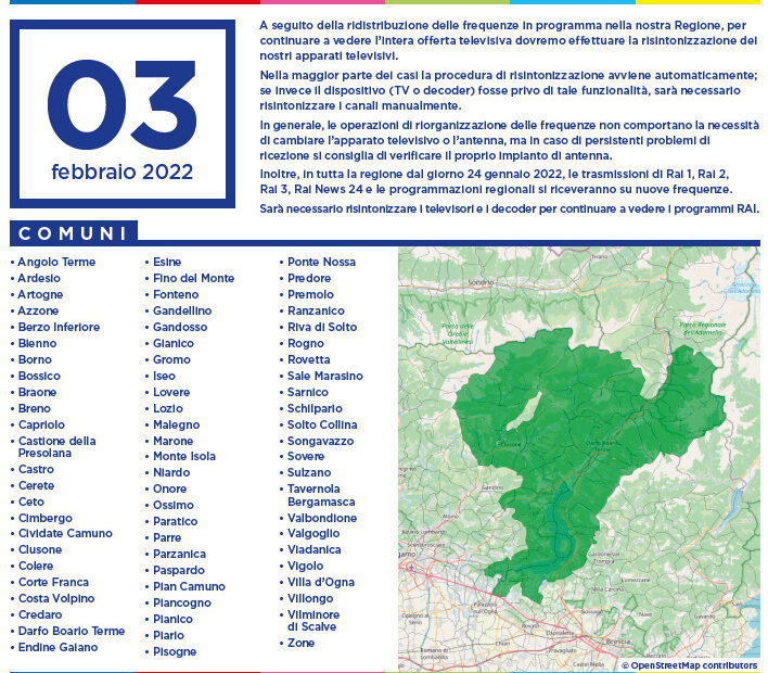 lista comuni 3 febbraio lombardia