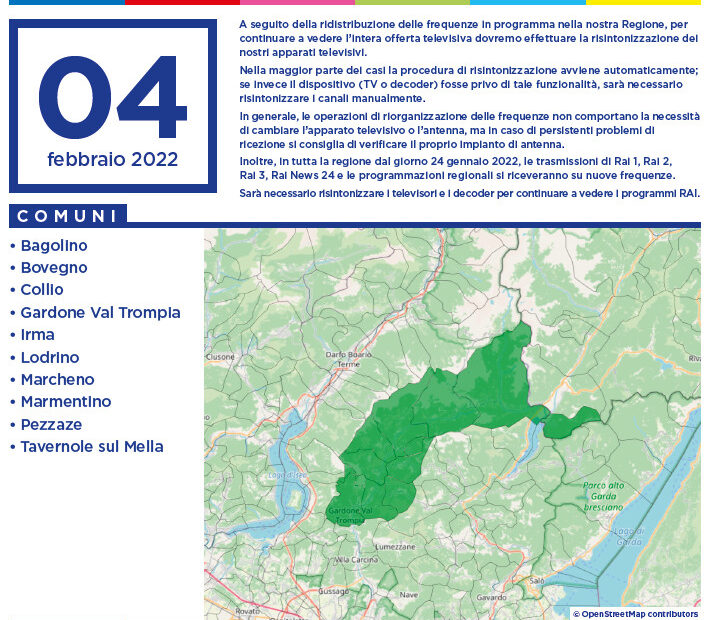 lista comuni 4 febbraio lombardia